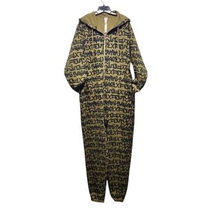 Savage X Fenty Olive and Black Hooded Jumpsuit